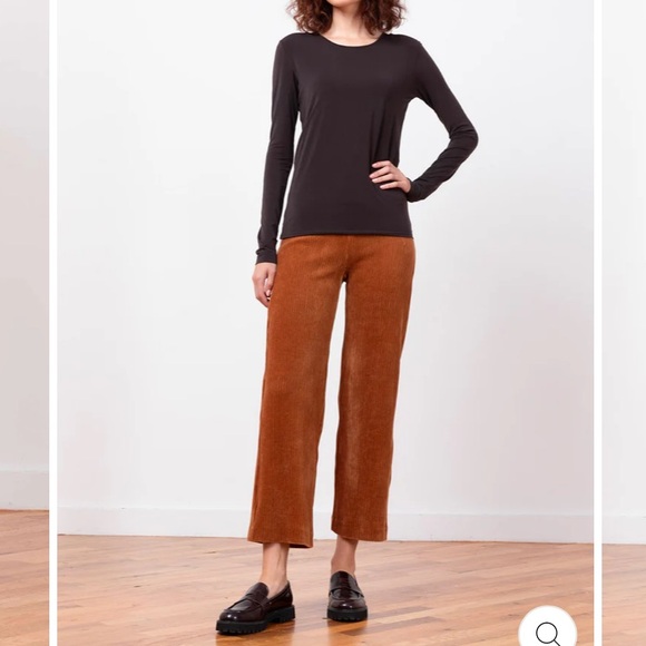 Avenue Montaigne Alex Corduroy Cognac Pants - Picture 2 of 9